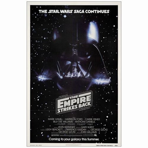 635: STAR WARS: THE EMPIRE STRIKES BACK - One-Sheet (27" x 41"); Advance; Very Fine+ on Linen