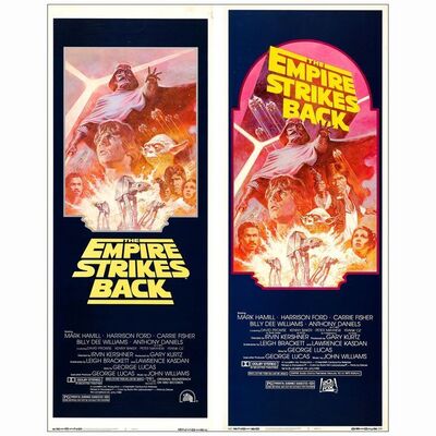 639: STAR WARS: THE EMPIRE STRIKES BACK - Inserts (2) (14" x 36"); From the Collection of Steven Benge; Near Mint Rolled
