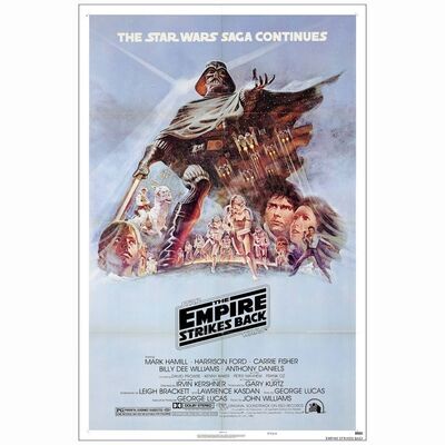 642: STAR WARS: THE EMPIRE STRIKES BACK - One-Sheet (27" x 41"); Style B, NSS Style; Very Fine+ Folded