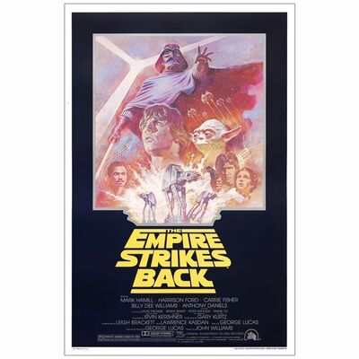 643: STAR WARS: THE EMPIRE STRIKES BACK - One-Sheet (27" x 41"); Very Fine Rolled