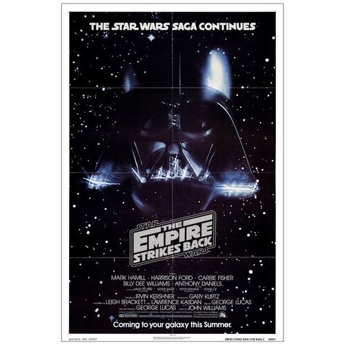 646: STAR WARS: THE EMPIRE STRIKES BACK - One-Sheet (27" x 41"); Advance; Very Fine Folded