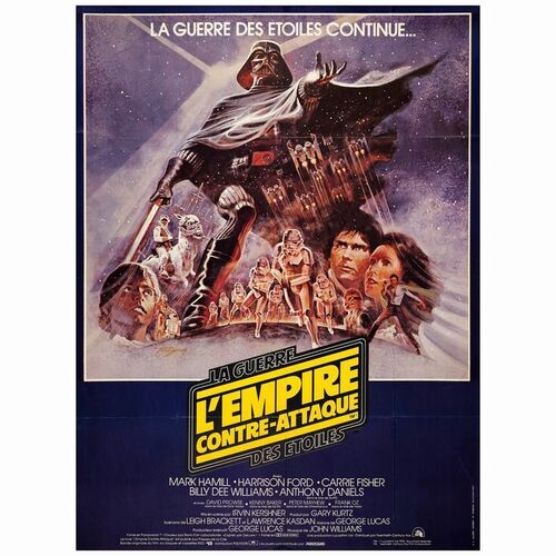 647: STAR WARS: THE EMPIRE STRIKES BACK - French Grande (45.5" x 62"); Fine+ Folded