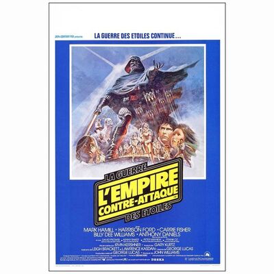 650: STAR WARS: THE EMPIRE STRIKES BACK - Belgian Poster (14" x 21.5"); Very Fine Rolled