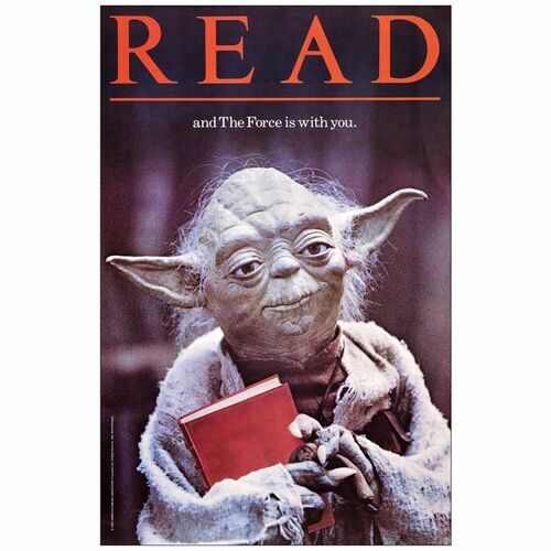 651: STAR WARS: THE COMPLETE SAGA - Library Poster (22" x 34"); Howard Kazanjian Collection; Mint Rolled