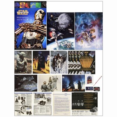 662: STAR WARS: THE COMPLETE SAGA - Fan Club Complete Kit & Fan Club Poster & Gala Poster (Various); C-3PO Style & Style A (Empire); Mint Rolled