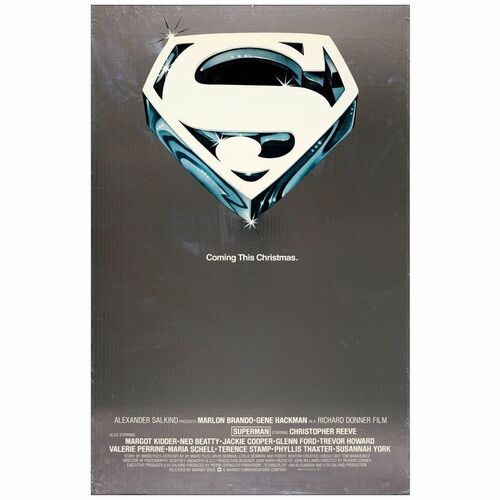 670: SUPERMAN - Mylar One-Sheet (26" x 40"); Advance; Fine+ Rolled