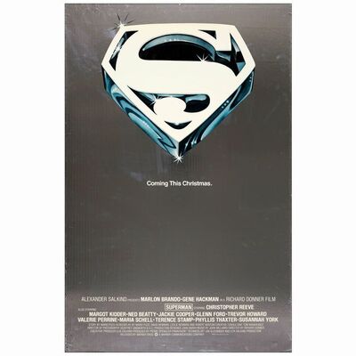 670: SUPERMAN - Mylar One-Sheet (26" x 40"); Advance; Fine+ Rolled