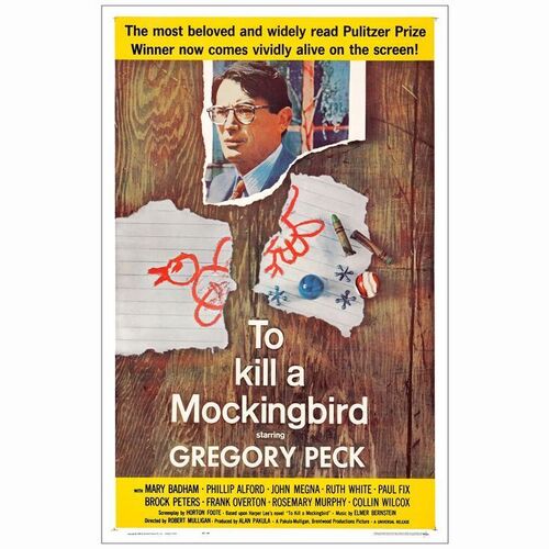 681: TO KILL A MOCKINGBIRD - One-Sheet (27" x 41.5"); Very Fine on Linen