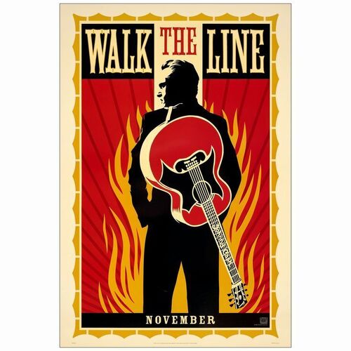 689: WALK THE LINE - One-Sheet (27" x 40"); Advance; Very Fine+ Rolled