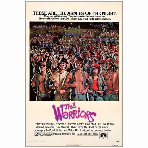 690: THE WARRIORS - One-Sheet (27" x 41"); Very Fine on Linen