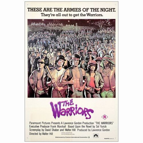 692: THE WARRIORS - Australian One-Sheet (26.75" x 40"); Very Fine Folded
