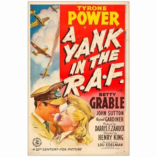 700: YANK IN THE R.A.F., A - One-Sheet (27" x 41"); Style A; Fine+ Folded