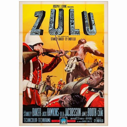 706: ZULU - Italian 4-Fogli (55" x 78"); Style A; Fine+ Folded