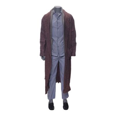 Lot # 1: The Fall of the House of Usher - Roderick Usher's (Bruce Greenwood) Main Costume Bloodied PJ Set with Cardigan and Robe