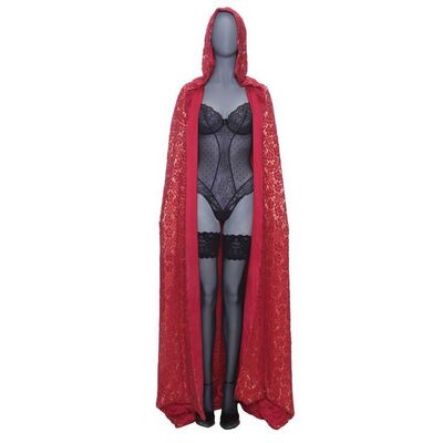 Lot # 44: The Fall of the House of Usher - Verna's (Carla Gugino) Rave Costume with Red Cloak