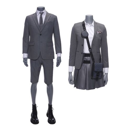 Lot # 46: The Fall of the House of Usher - Toby and Tina's (Igby Rigney and Aya Furukawa) Executive Assistants' Suits