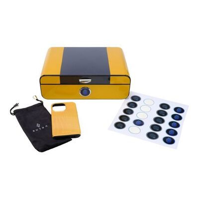 Lot # 74: The Fall of the House of Usher - Napoleon 'Leo' Usher's (Rahul Kohli) Fancy Drug Box and Cell Phone Case