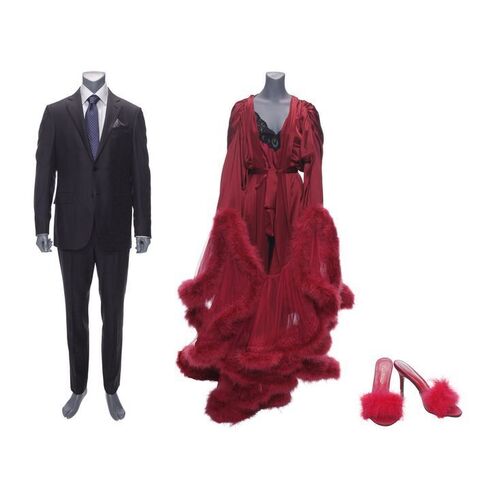 Lot # 75: The Fall of the House of Usher - Roderick Usher's (Bruce Greenwood) Family Meeting over Camille's Death Suit and Juno Usher's Lingerie