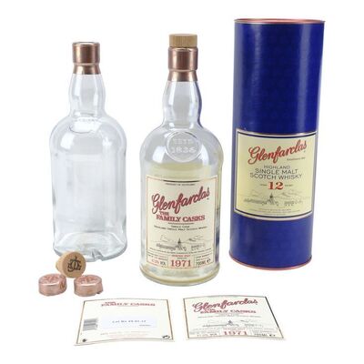Lot # 89: The Fall of the House of Usher - Roderick Usher's (Bruce Greenwood) 'Glenfarclas' Whiskey Bottles