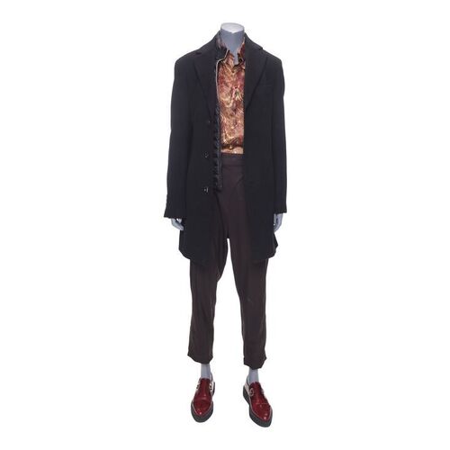 Lot # 90: The Fall of the House of Usher - Victorine LaFourcade's (T'Nia Miller) 'Argument with Alessandra' Bloody Costume and Funeral Coat