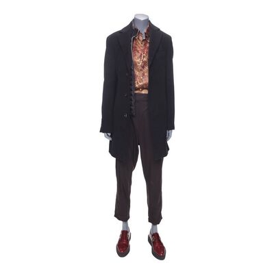 Lot # 90: The Fall of the House of Usher - Victorine LaFourcade's (T'Nia Miller) 'Argument with Alessandra' Bloody Costume and Funeral Coat