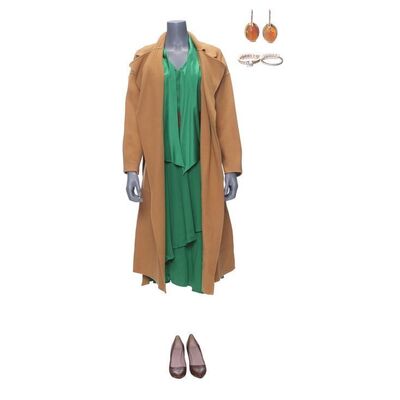 Lot # 101: The Fall of the House of Usher - Tamerlane Usher's (Samantha Sloyan) Goldbug Presentation Costume