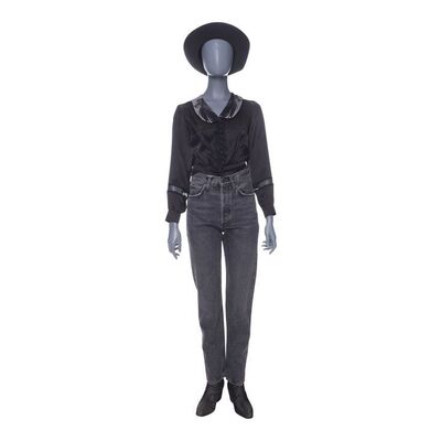 Lot # 132: The Fall of the House of Usher - Verna's (Carla Gugino) Courthouse Steps Costume with Hat