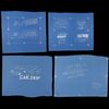 Lot # 1: Set of Four Blueprint Titled Signed by Adam Savage and Eric Haven with Signed Poster