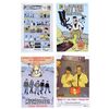 Lot # 11: Set of Four MythBusters Team Signed Posters