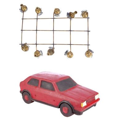 Lot # 25: Miniature Car with Water Hose Grid