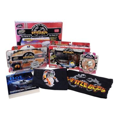 Lot # 49: Collection of Grant Imahara Battle Bots Items