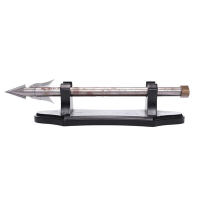 Lot # 65: Harpoon Gun Arrow with Stand from the Grant Imahara Collection