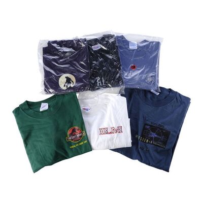 Lot # 87: Collection of Grant Imahara's Movie Crew Shirts