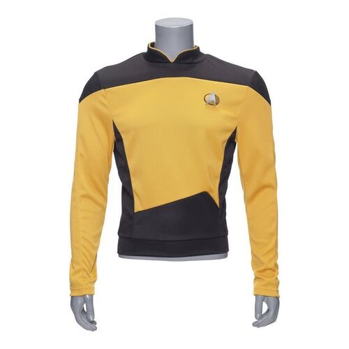 Lot # 91: Grant Imahara's Operations Uniform Top with Communications Badge and Pips Replica
