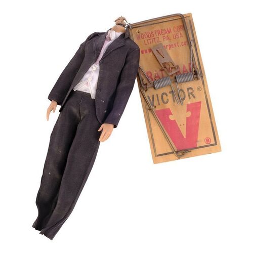 Lot # 95: MythBusters Exhibition Rat Trap and Doll