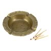 Lot # 12: JOHN WICK: CHAPTER 4 (2023): Bowery King's Matches with Killa Harkan's Golden Ashtray