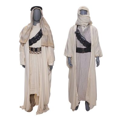 Lot # 24: JOHN WICK: CHAPTER 4 (2023): Elder Guard and Stunt Bedouin Rider Costumes