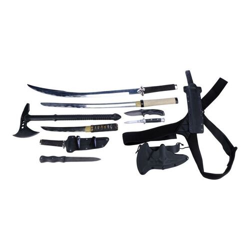 Lot # 29: JOHN WICK: CHAPTER 4 (2023): Background Weapons with Killla's Man's Stunt Blade