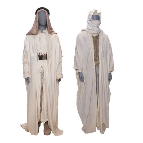 Lot # 42: JOHN WICK: CHAPTER 4 (2023): Elder Guard and Stunt Bedouin Rider Costumes