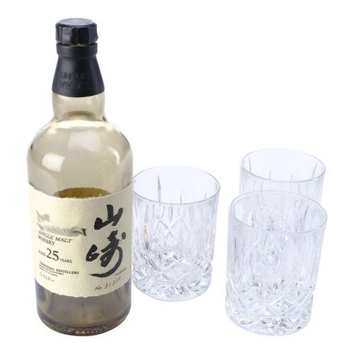 Lot # 51: JOHN WICK: CHAPTER 4 (2023): Osaka Continental Whisky Bottle with Glasses