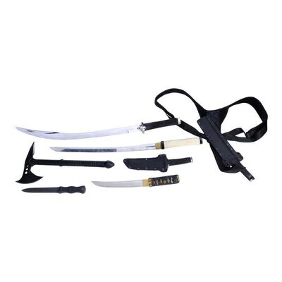 Lot # 56: JOHN WICK: CHAPTER 4 (2023): Background Weapons Lot with Metal Blade in Holster