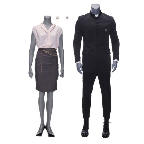 Lot # 60: JOHN WICK: CHAPTER 4 (2023): Operator Uniform with High Table Guard's Suit