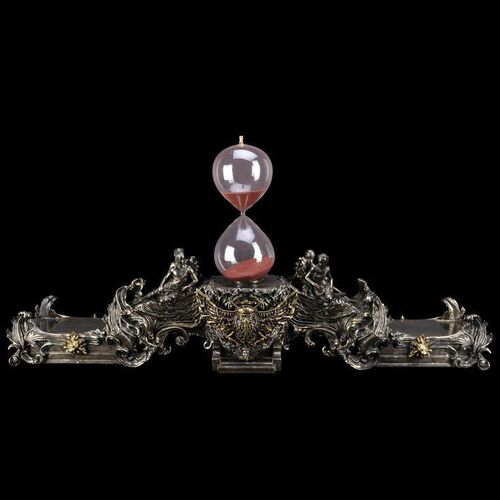 Lot # 61: JOHN WICK: CHAPTER 4 (2023): The Marquis de Gramont's Hourglass Base and Unfinished Hourglass