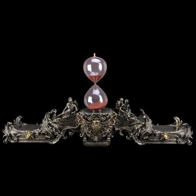Lot # 61: JOHN WICK: CHAPTER 4 (2023): The Marquis de Gramont's Hourglass Base and Unfinished Hourglass