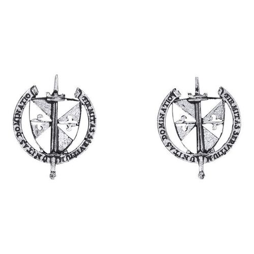 Lot # 65: JOHN WICK: CHAPTER 4 (2023): Pair of Marquis Bodyguard Myrmidons Pins