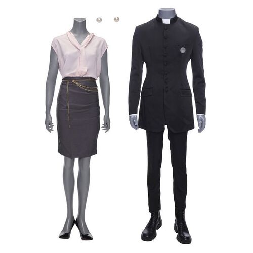 Lot # 75: JOHN WICK: CHAPTER 4 (2023): Operator Uniform with High Table Guard's Suit