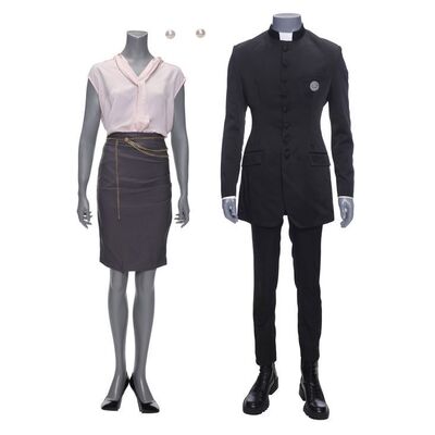 Lot # 75: JOHN WICK: CHAPTER 4 (2023): Operator Uniform with High Table Guard's Suit