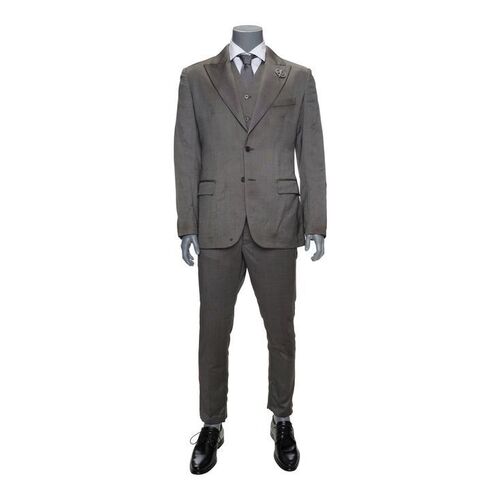 Lot # 102: JOHN WICK: CHAPTER 4 (2023): Chidi's Change 2 Slightly Distressed Grey Suit