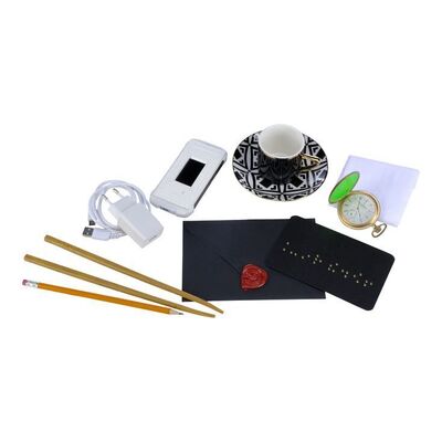 Lot # 106: JOHN WICK: CHAPTER 4 (2023): Caine's Accessories with Unsealed High Table Letter