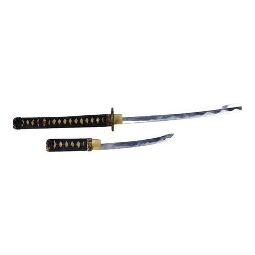 Lot # 108: JOHN WICK: CHAPTER 4 (2023): Koji Shimazu's Metal Half Katana and Metal Tanto